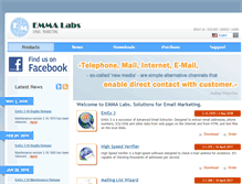 Tablet Screenshot of emmalabs.com